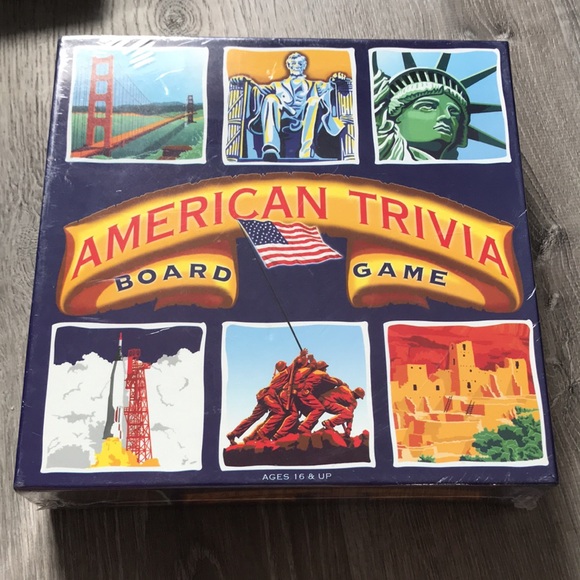 American Trivia Board Game US Geography History Arts Cards Family School Fun - Picture 2 of 5